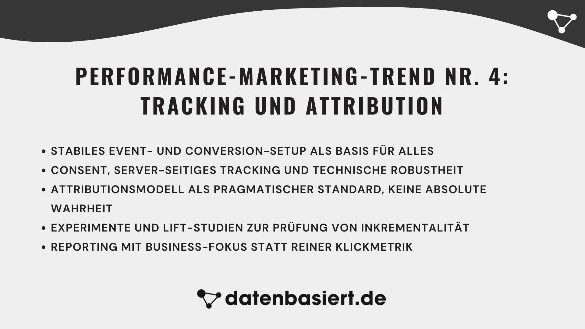 Performance-Marketing-Trend Nr. 4 Tracking und Attribution