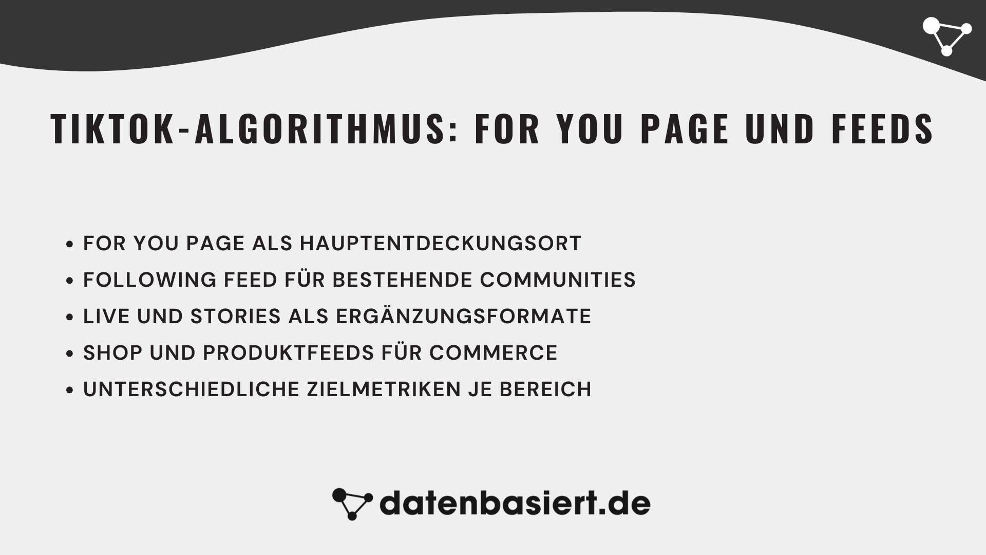 TikTok-Algorithmus For You Page und Feeds