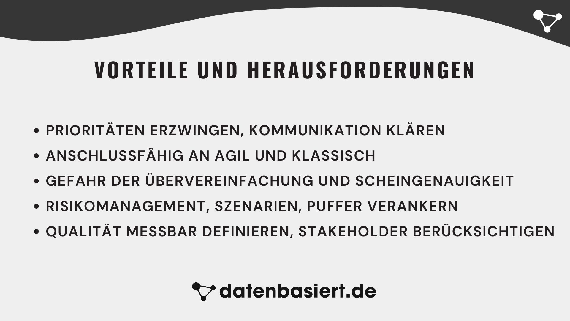 datenbasiert.de Vorteile und Herausforderungen des Modells