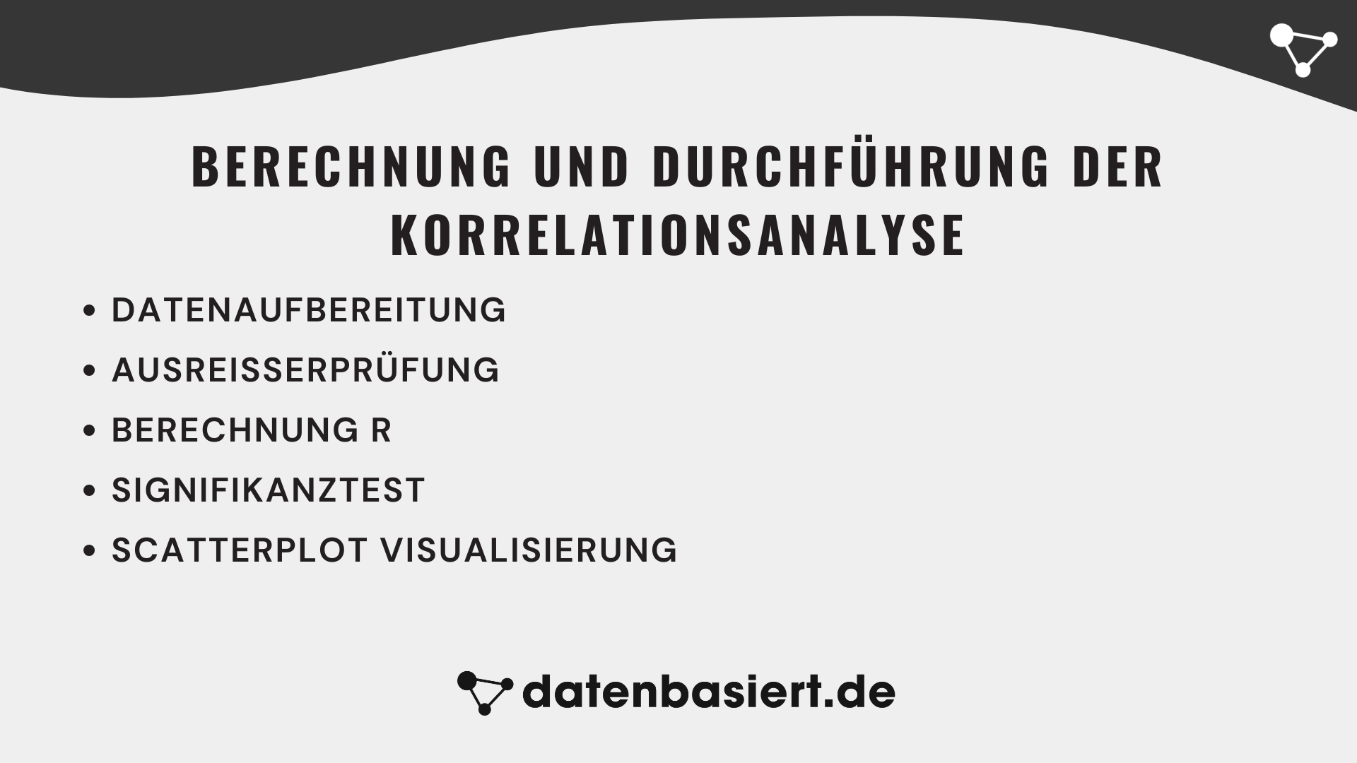 Berechnung und Durchführung der Korrelationsanalyse