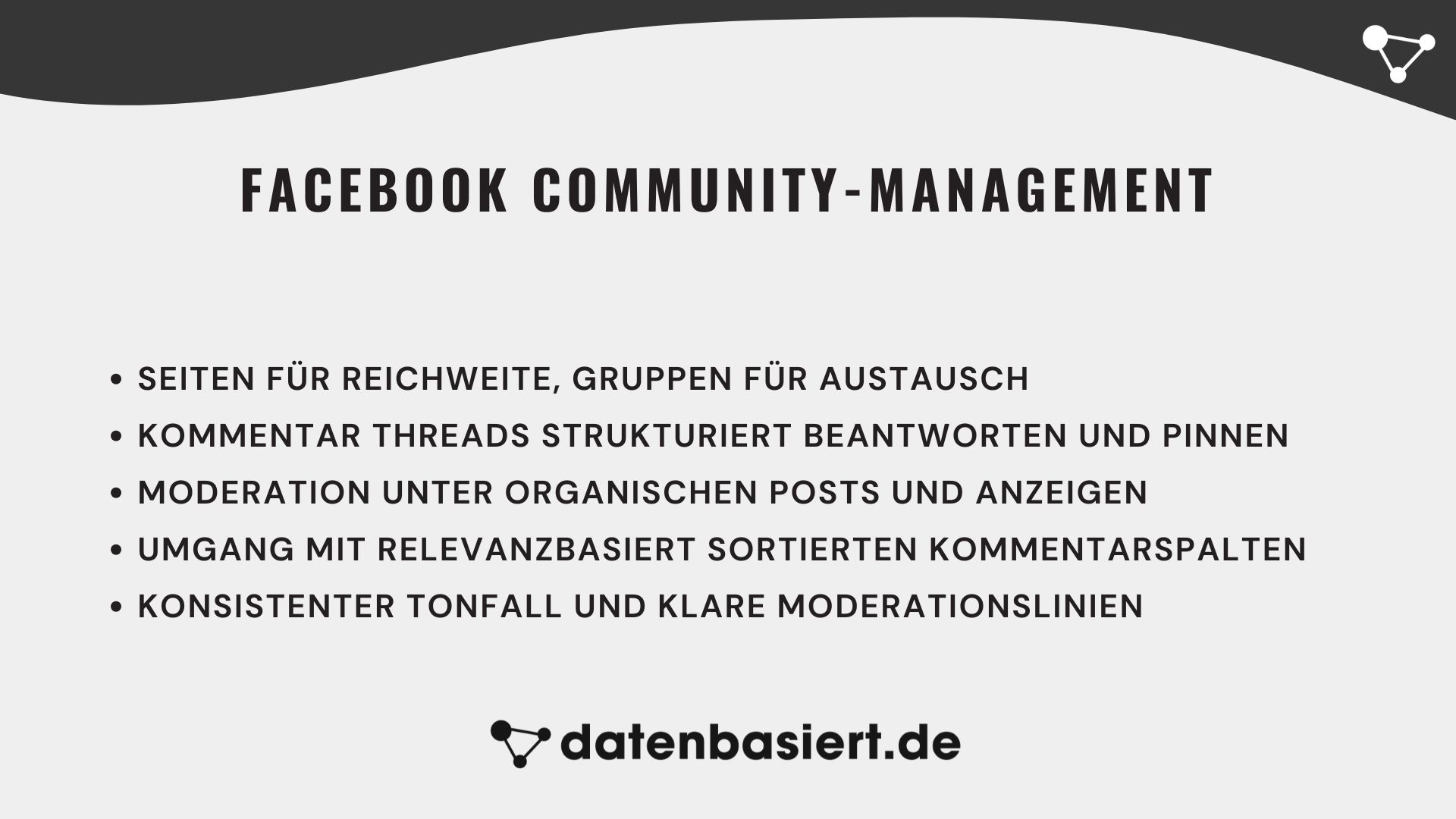 datenbasiert.de Facebook Community-Management