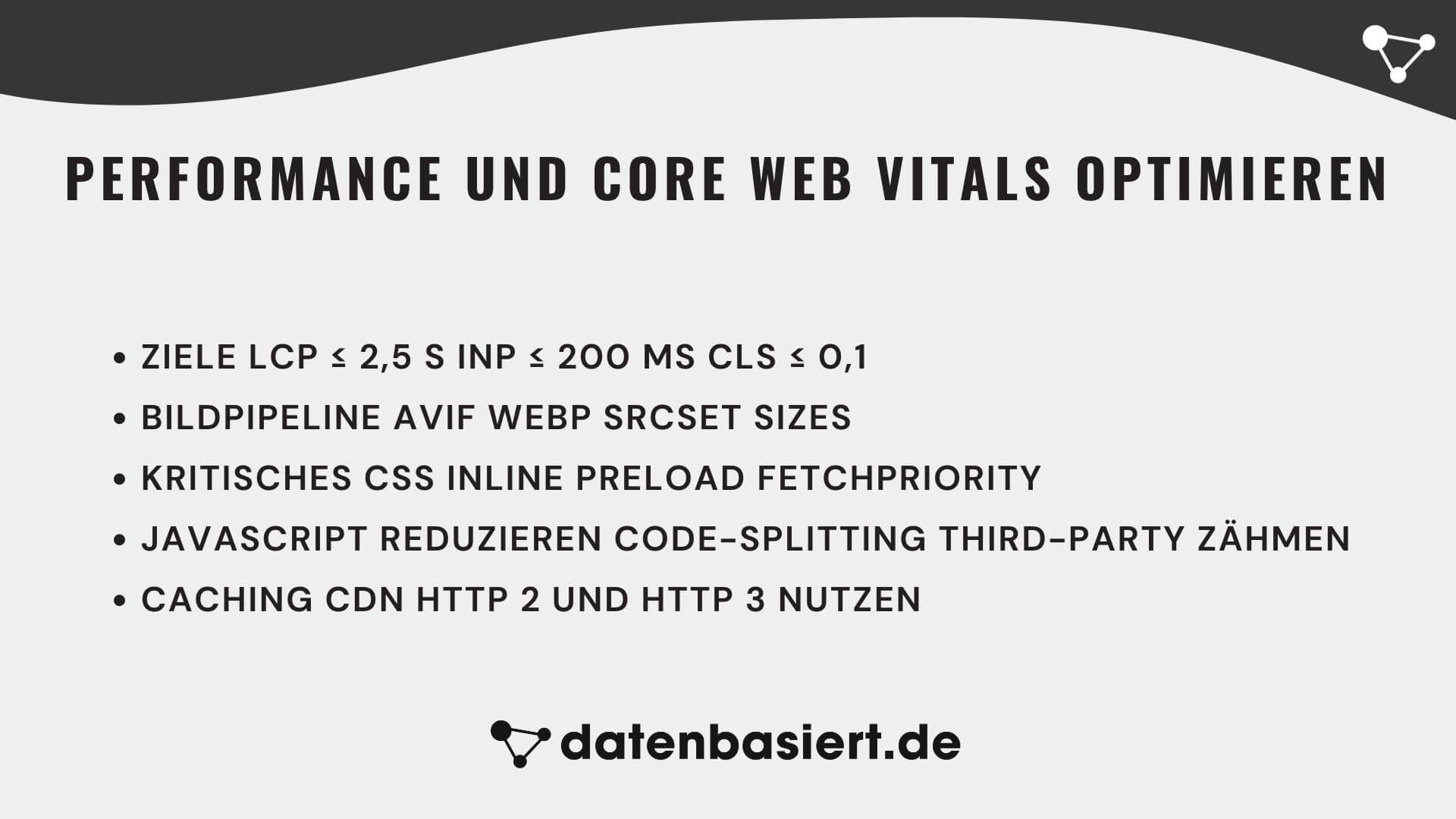 Pagespeed und Core Web Vitals optimieren