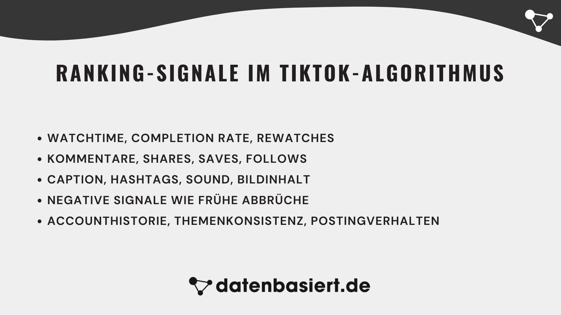 Ranking-Signale im TikTok-Algorithmus
