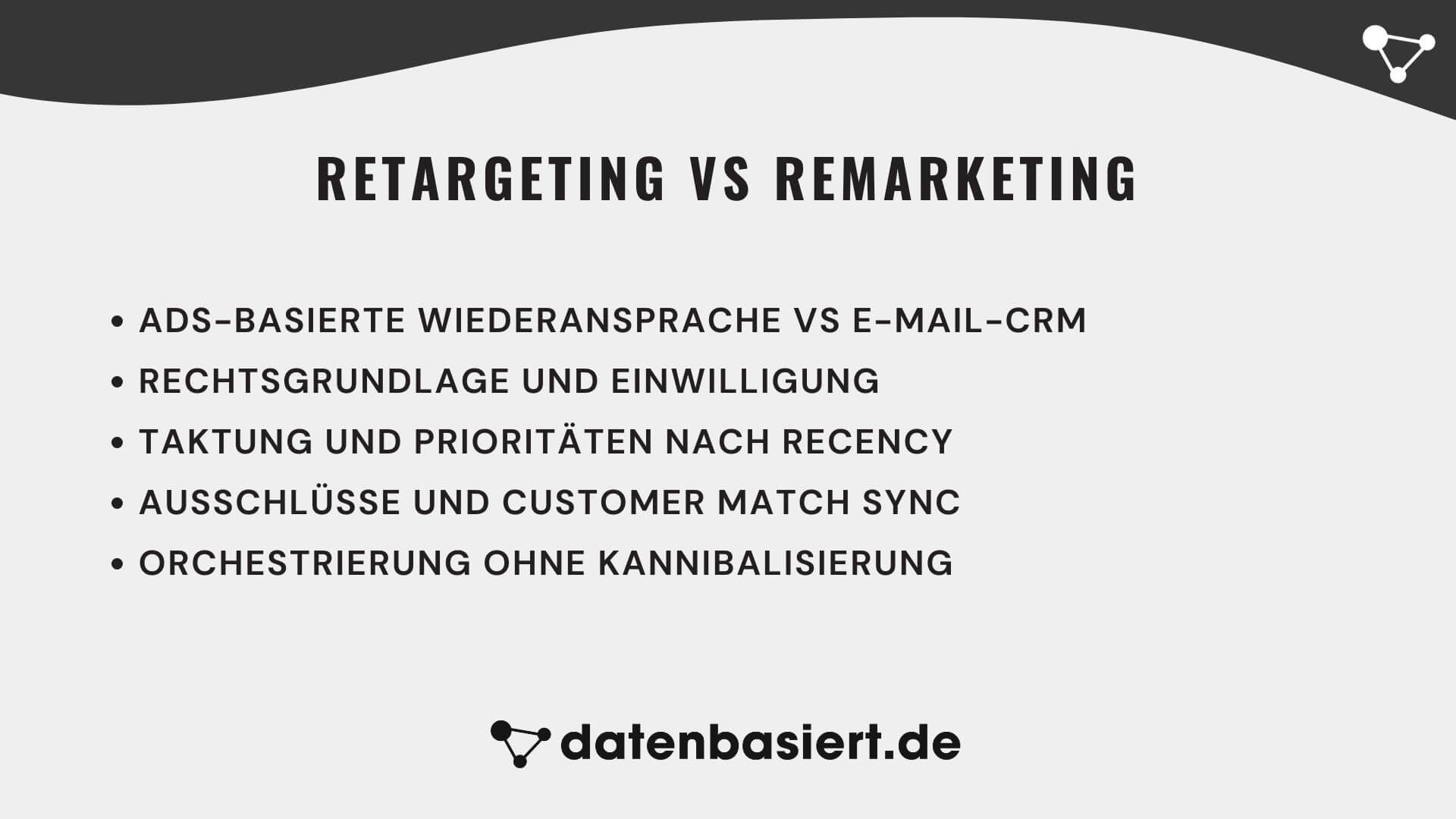 Retargeting vs Remarketing