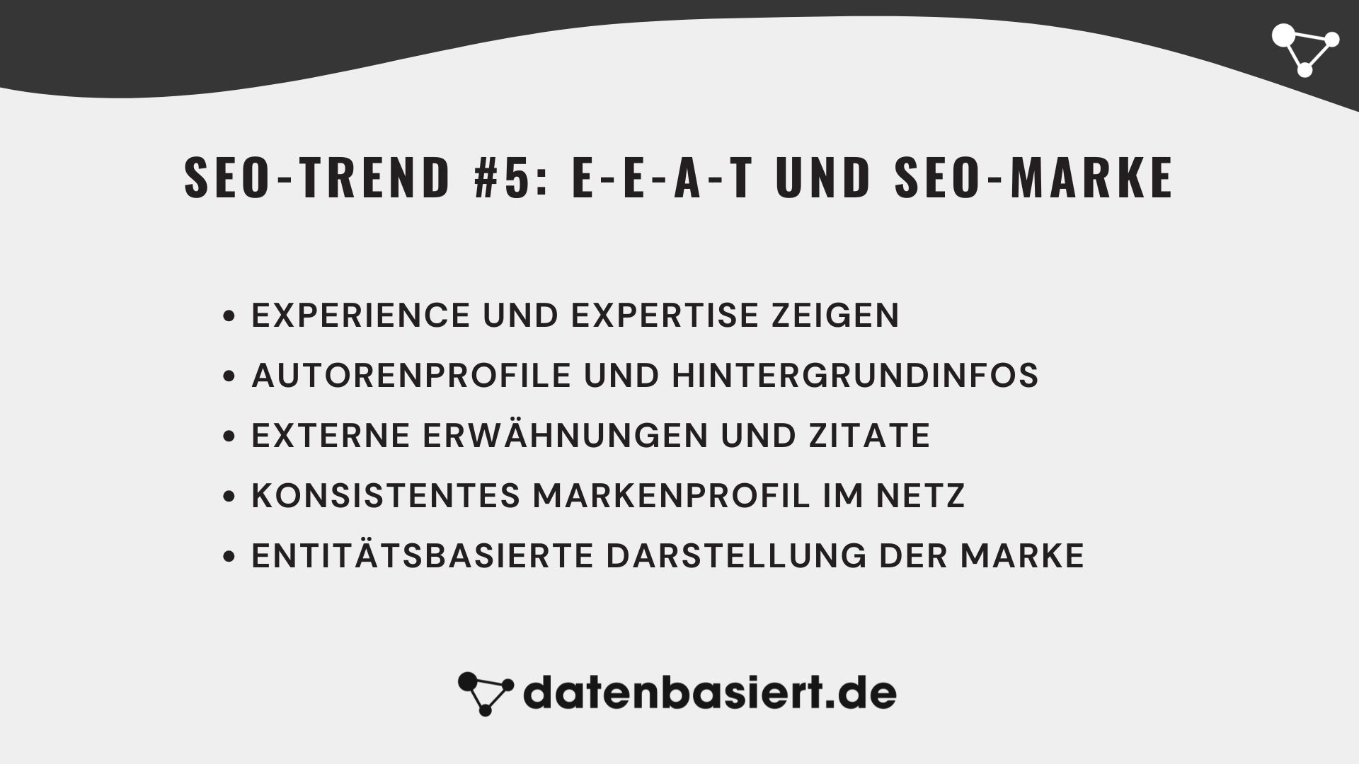 SEO-Trend #5 E-E-A-T und SEO-Marke