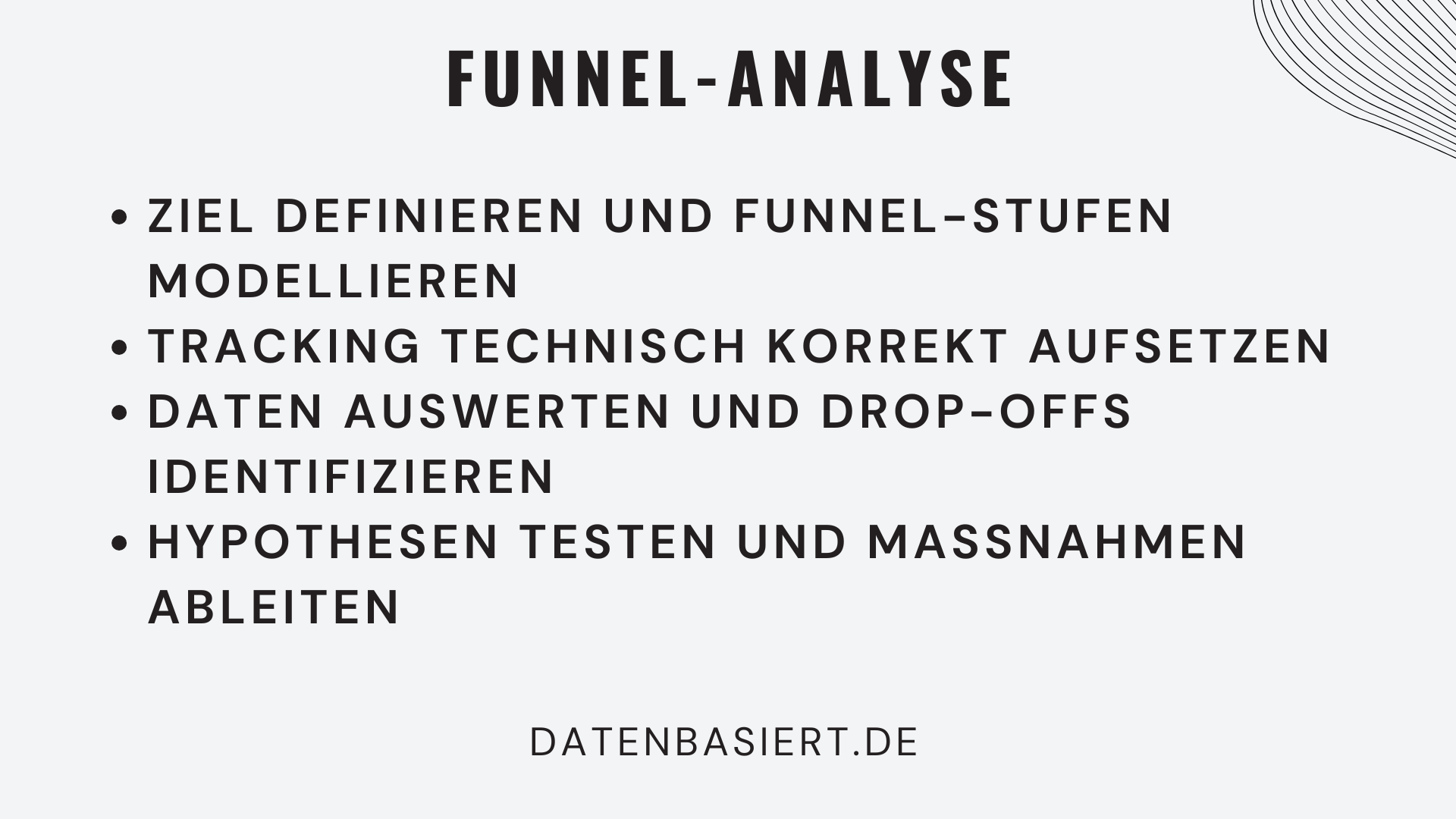 Schritt-für-Schritt-Anleitung zur Erstellung einer Funnel-Analyse