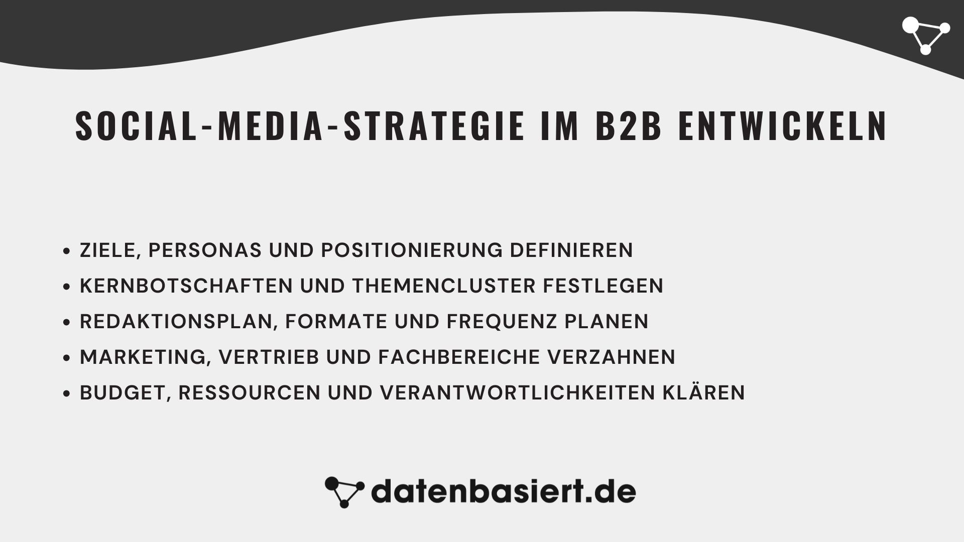Social-Media-Strategie im B2B entwickeln
