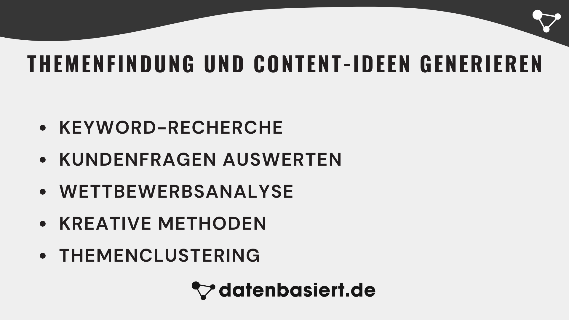 Themenfindung und Content-Ideen generieren