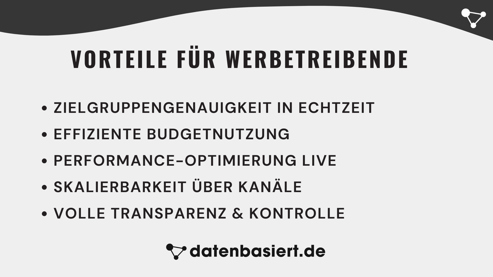 Vorteile für Werbetreibende