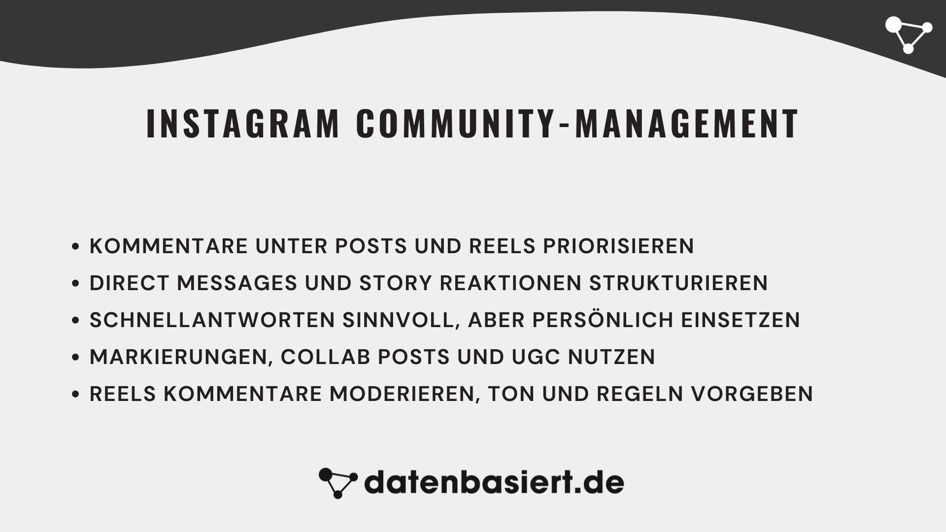 datenbasiert.de Instagram Community-Management