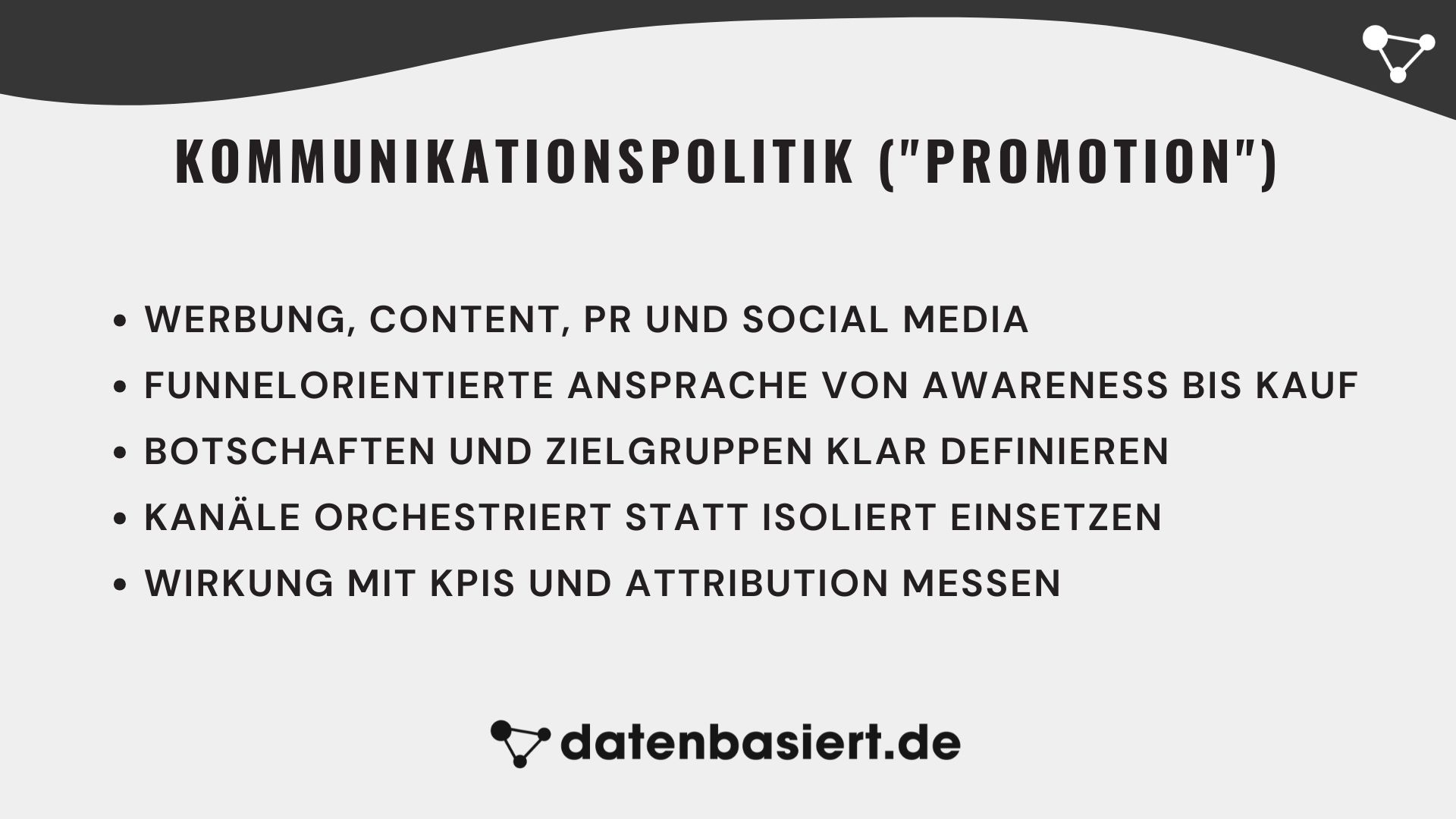 Marketinginstrumente Kommunikationspolitik (Promotion)