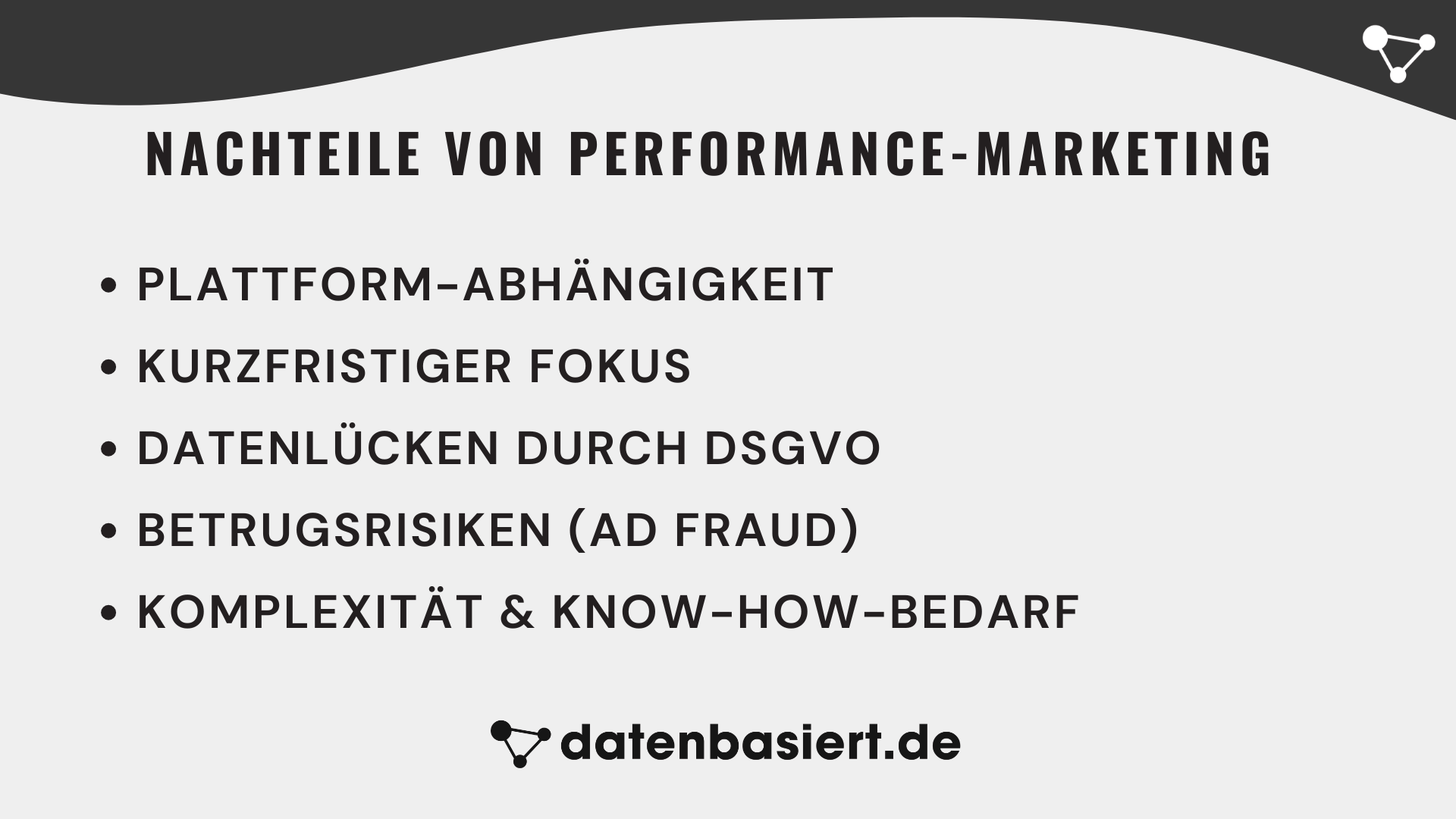 Nachteile von Performance-Marketing