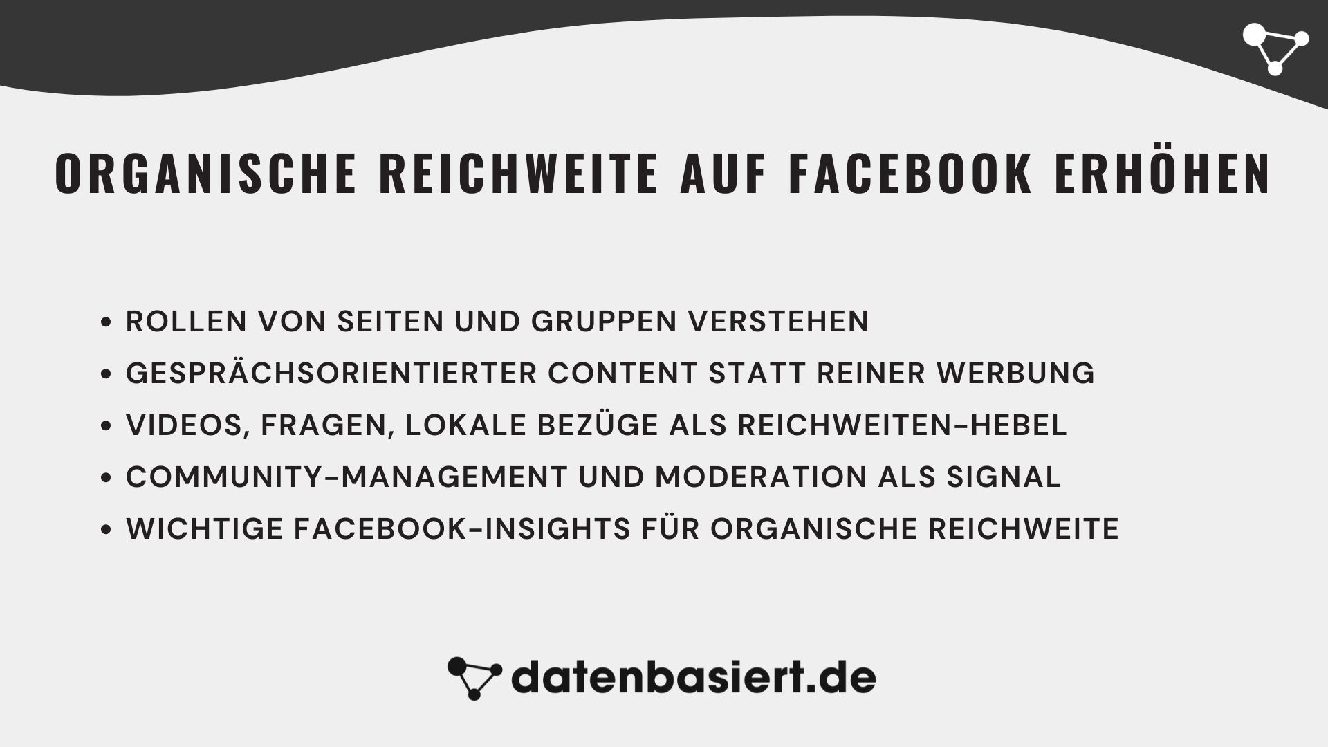 Organische Reichweite auf Facebook erhöhen