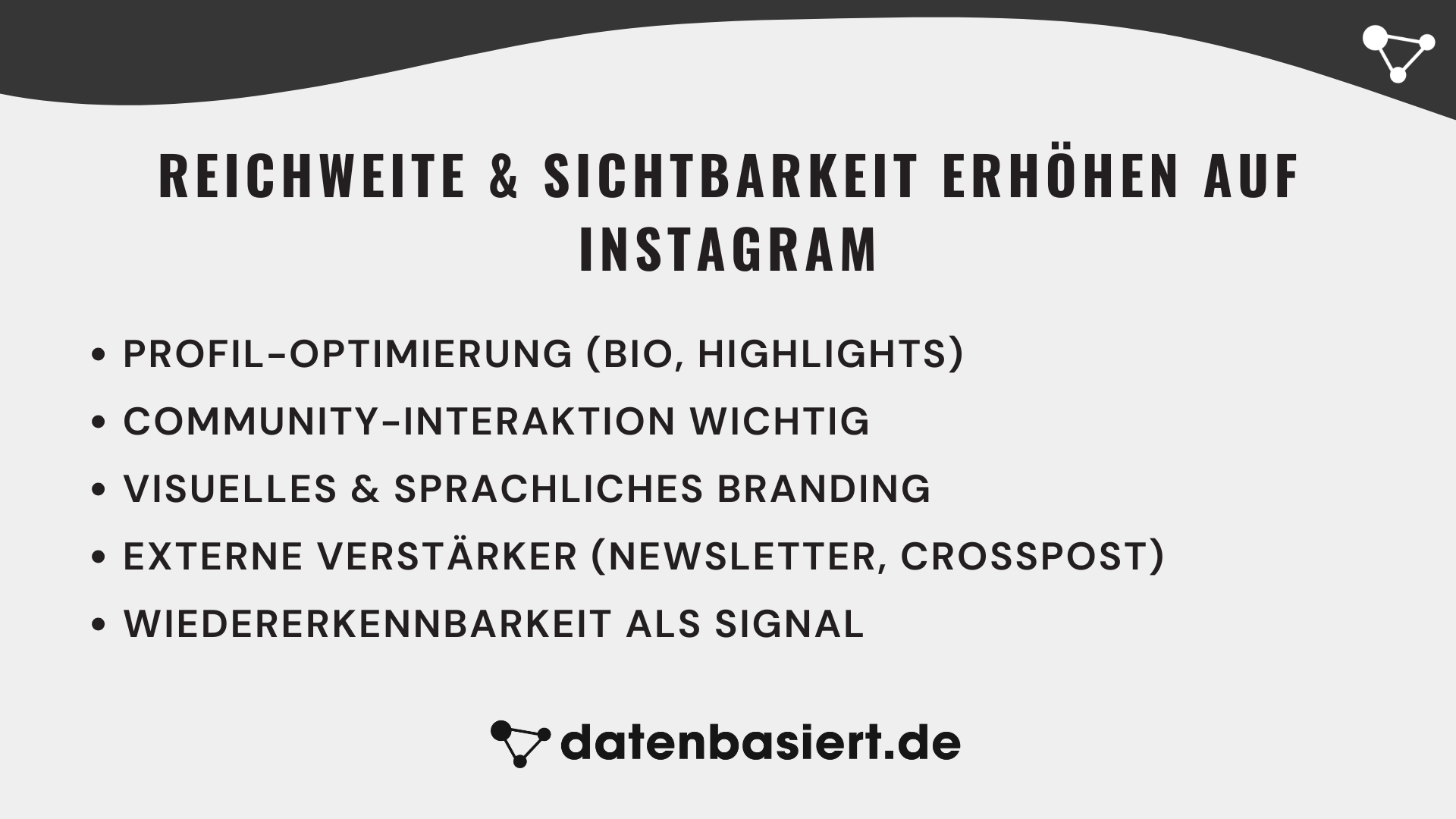 Reichweite & Sichtbarkeit erhöhen auf Instagram