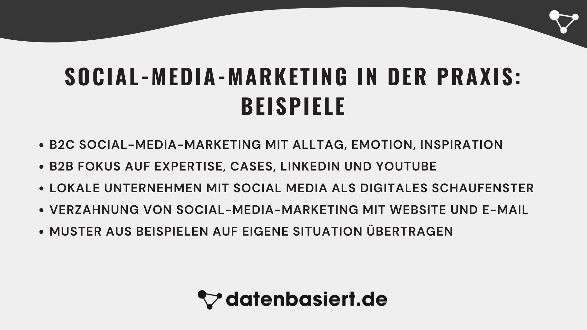 Social-Media-Marketing in der Praxis Beispiele