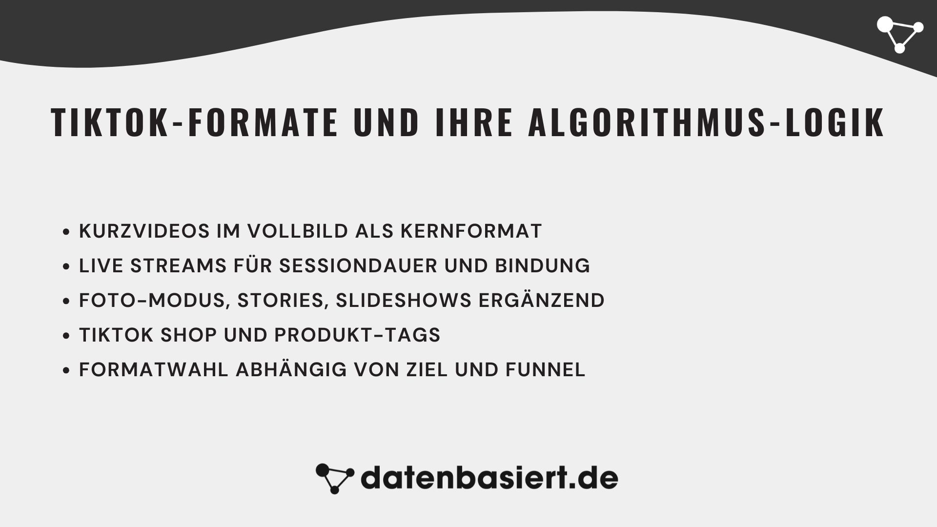 TikTok-Formate und ihre Algorithmus-Logik