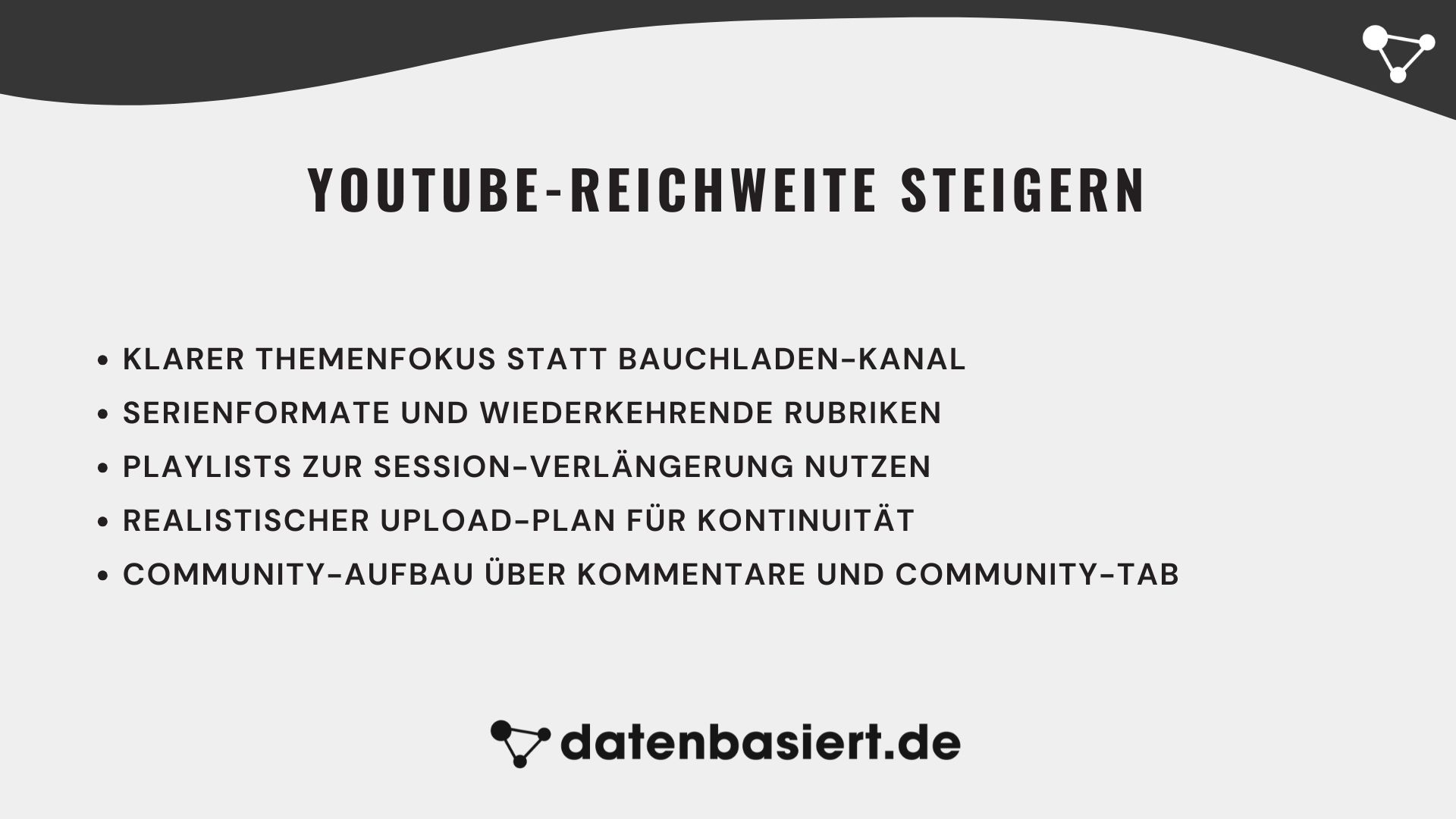 datenbasiert.de YouTube-Reichweite steigern