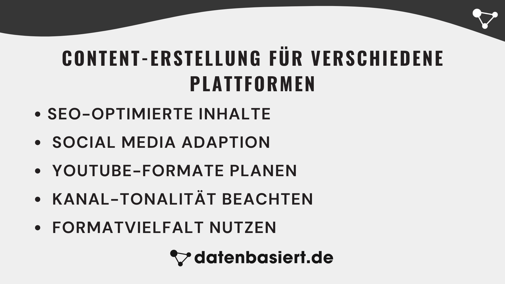 Content-Erstellung für verschiedene Plattformen