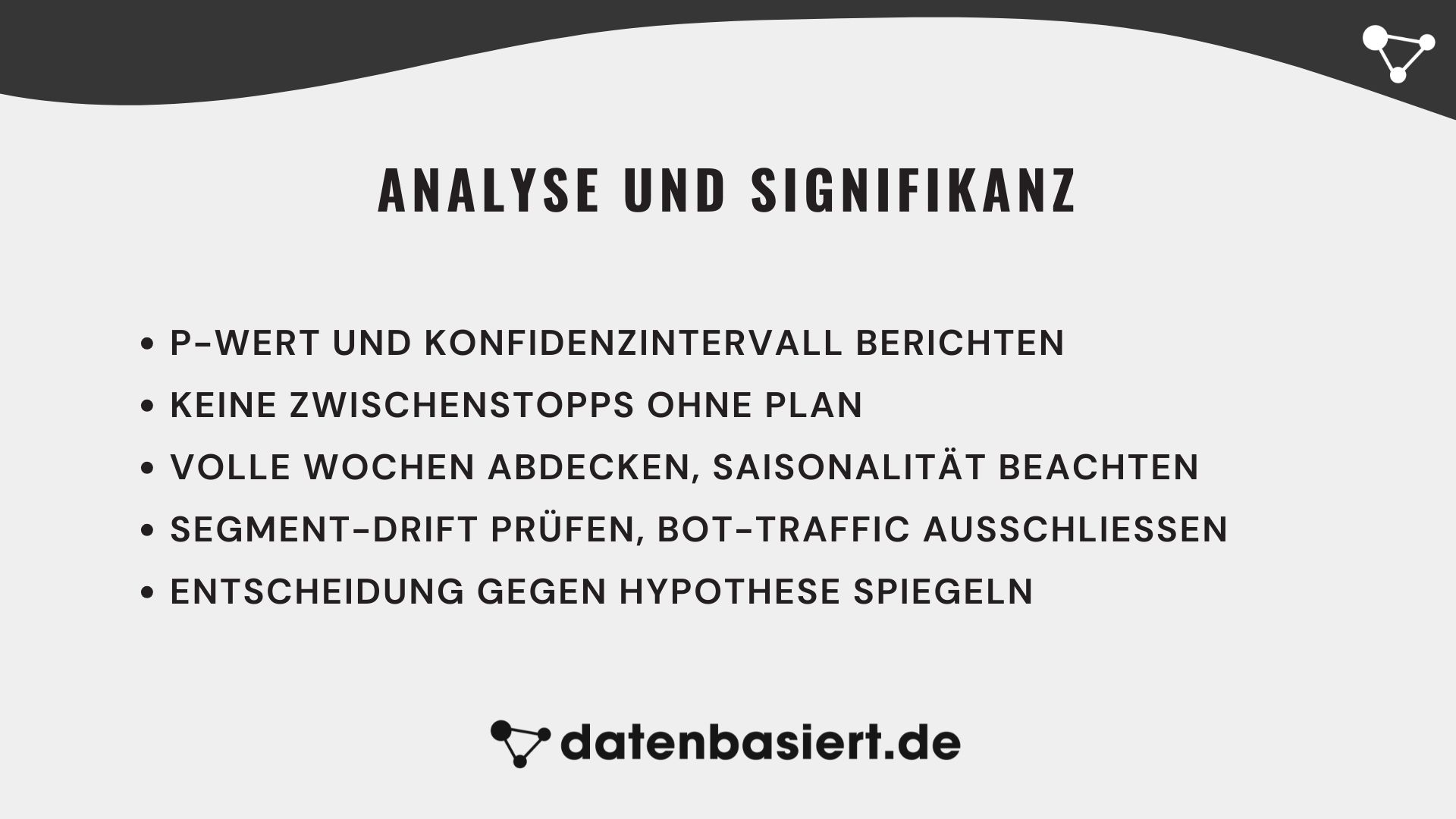 Ergebnisse von A/B-Tests interpretieren