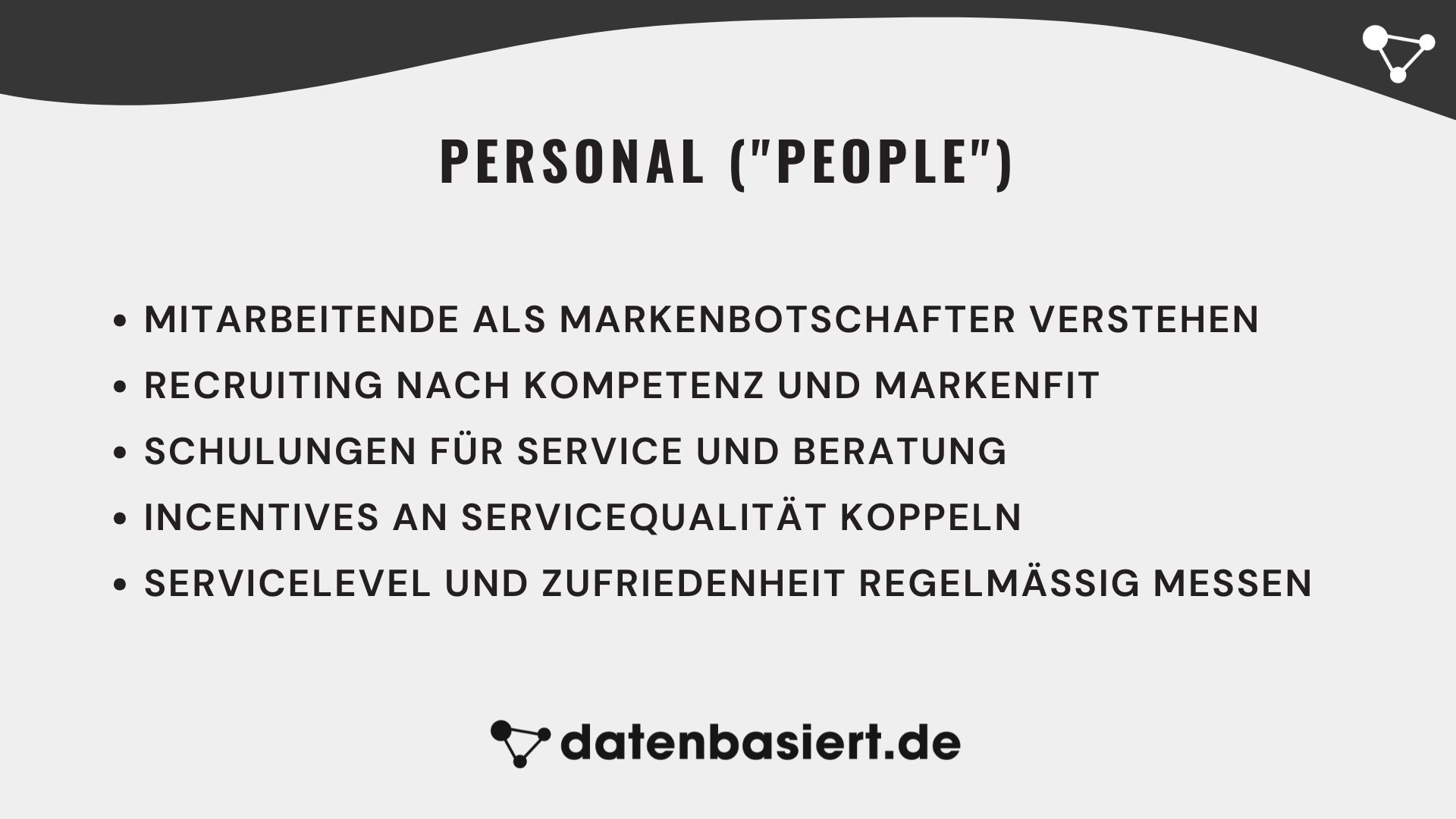 Marketinginstrumente Personal (People)