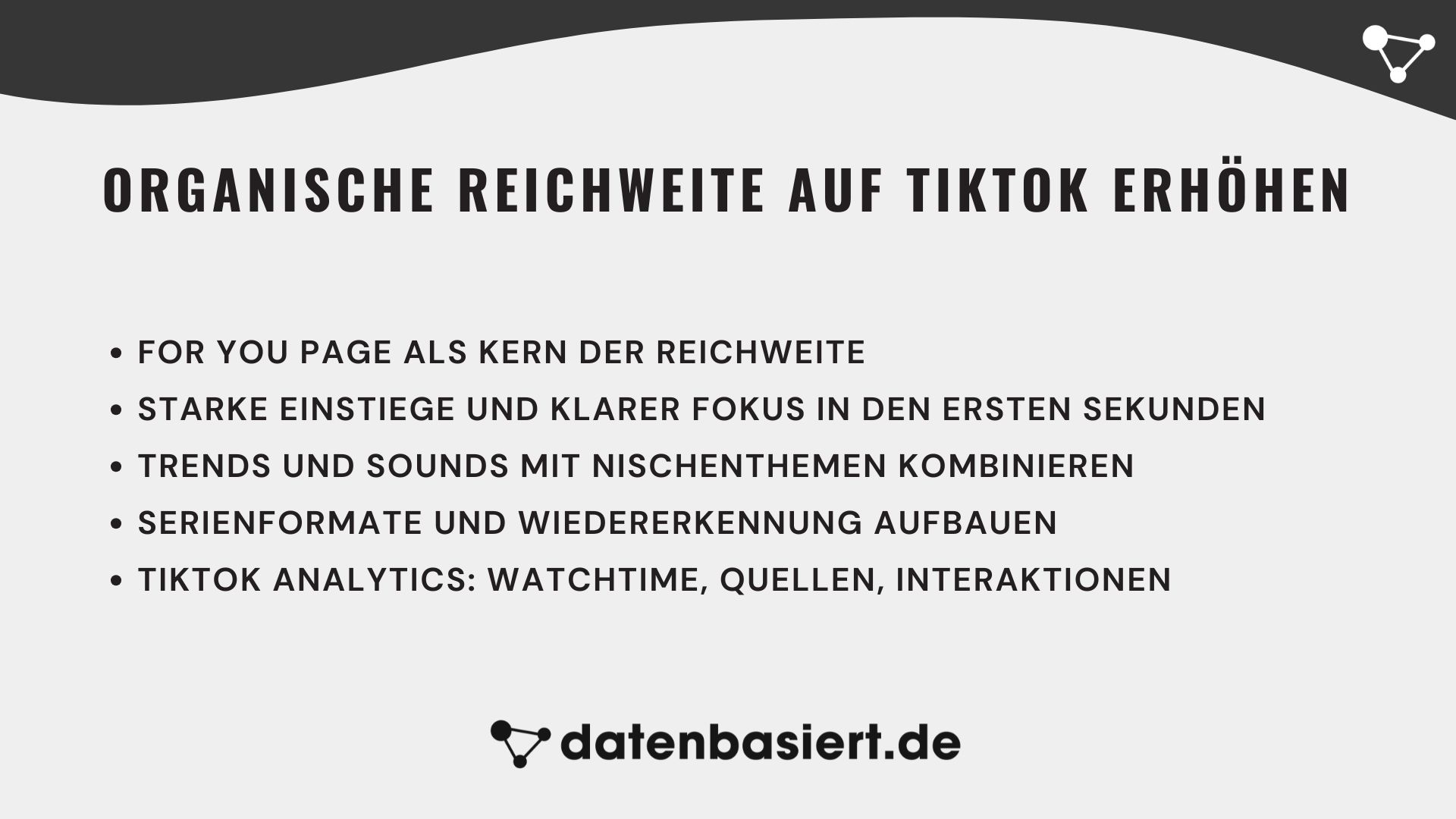 Organische Reichweite auf TikTok erhöhen