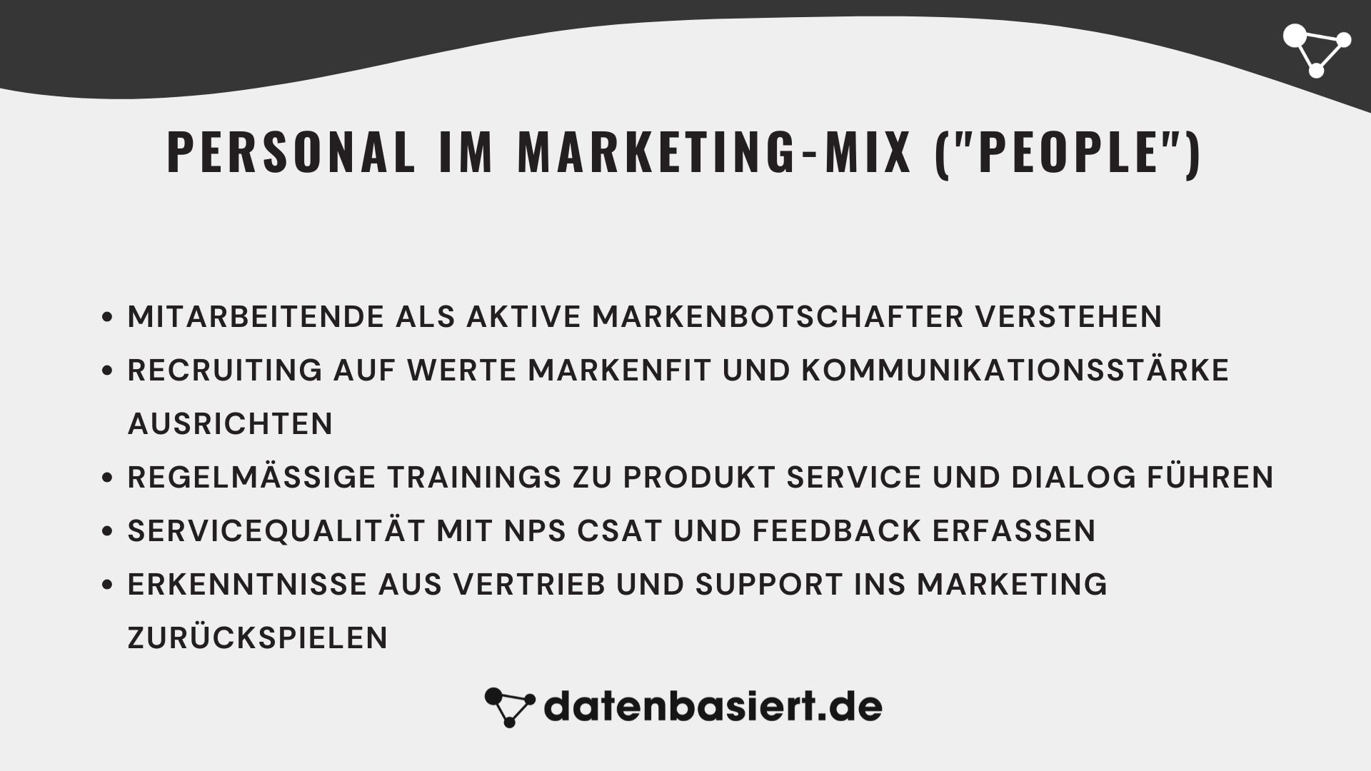 Personal im Marketing-Mix (People)