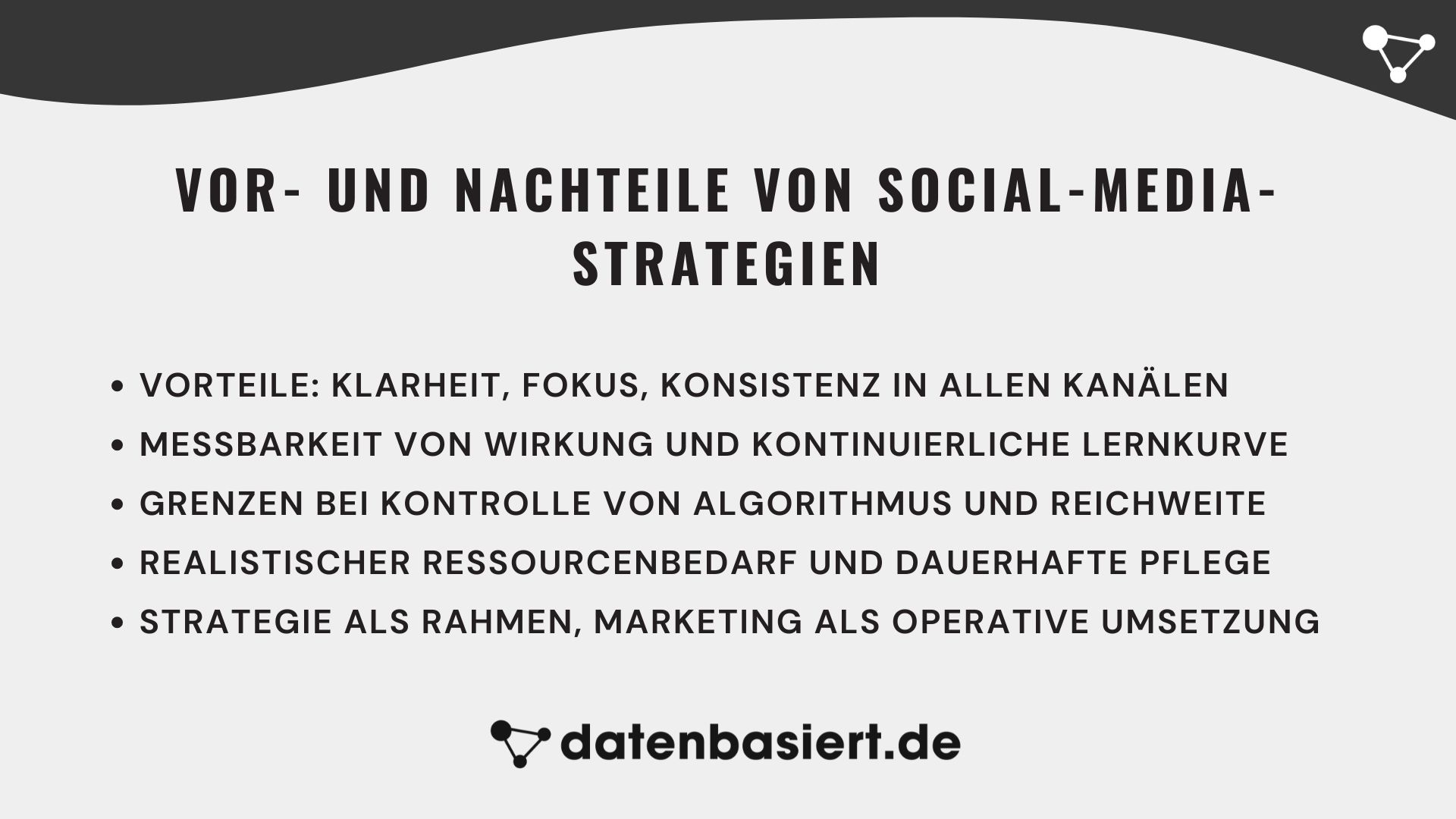 Vor- und Nachteile von Social-Media-Strategien