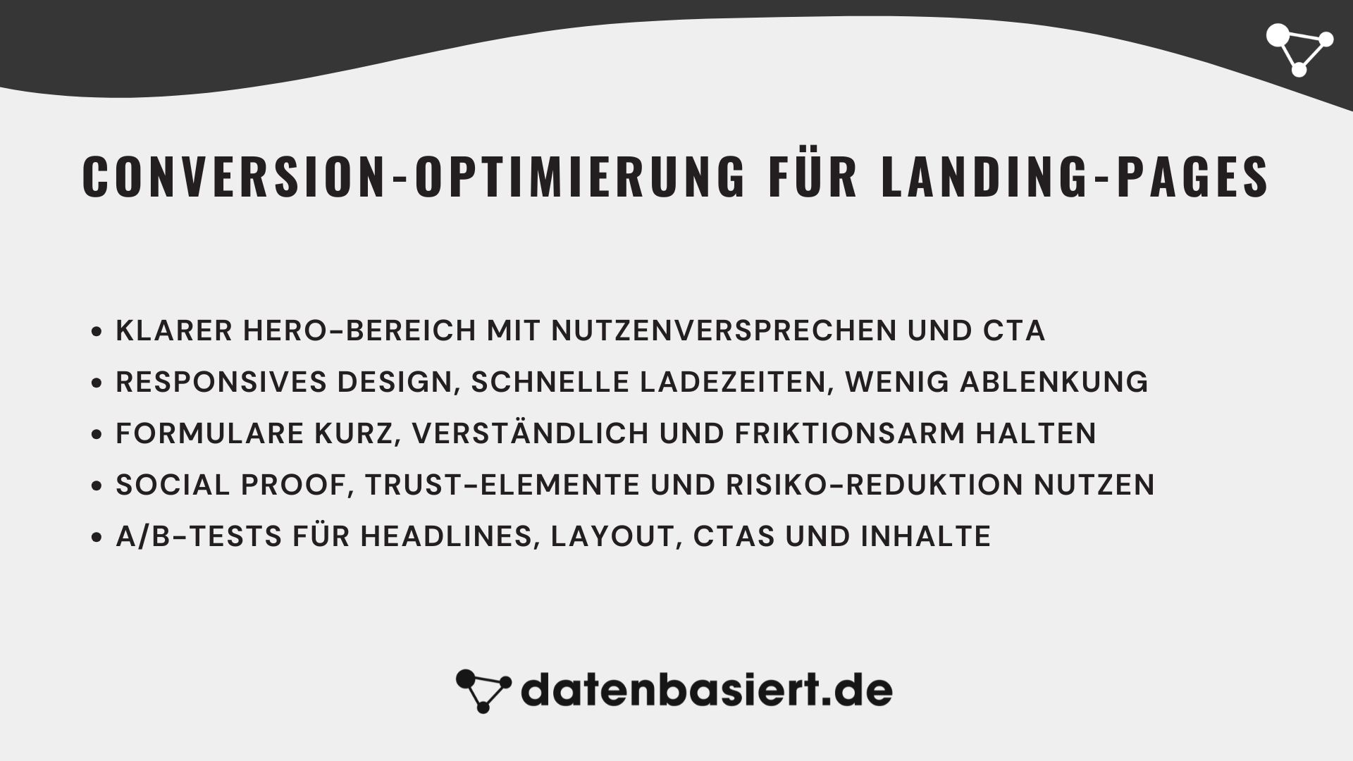 Conversion-Optimierung für Landing-Pages