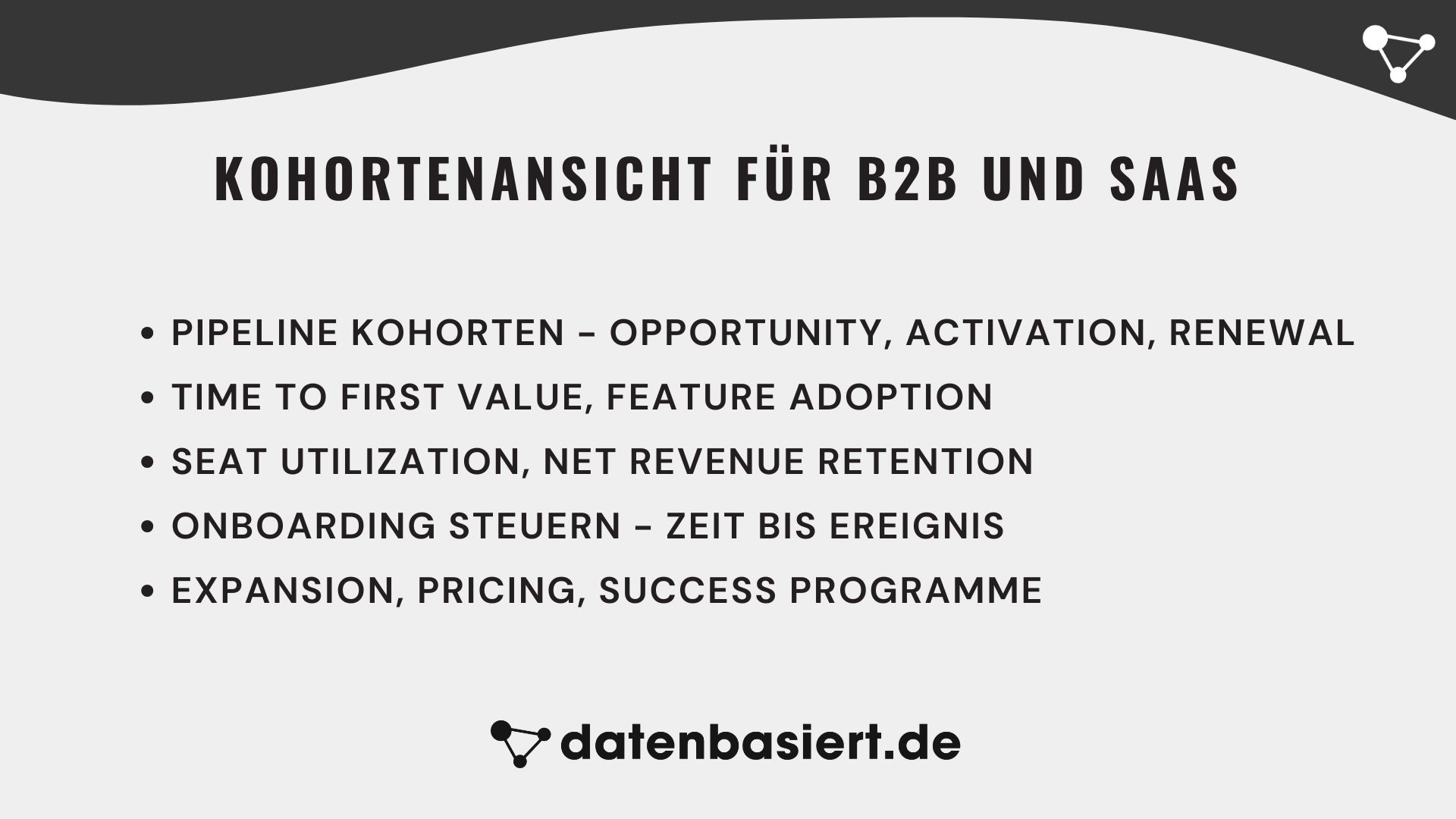 Kohortenansicht für B2B und SaaS