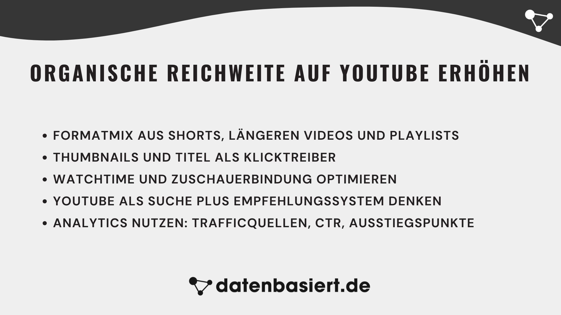 Organische Reichweite auf YouTube erhöhen