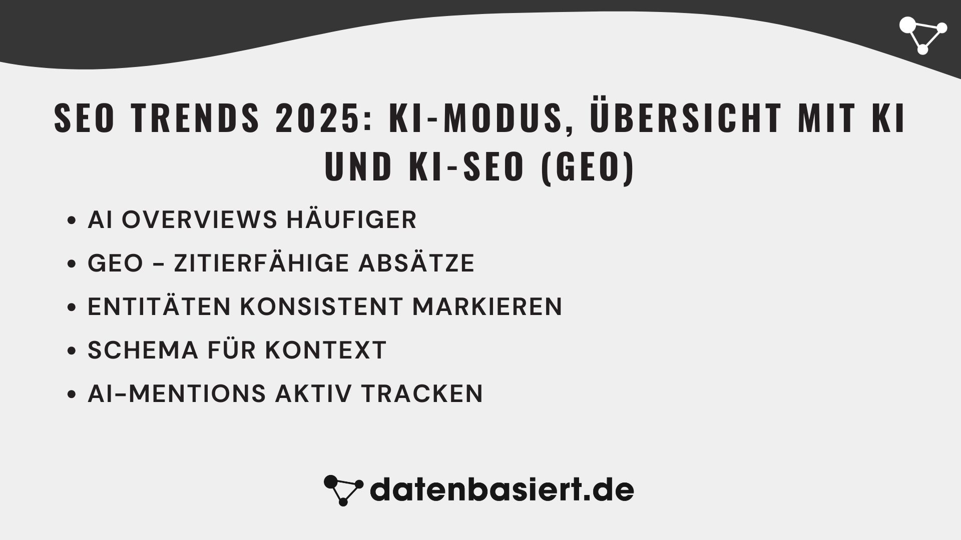 SEO Trends 2025: KI-Modus, Übersicht mit KI und GEO