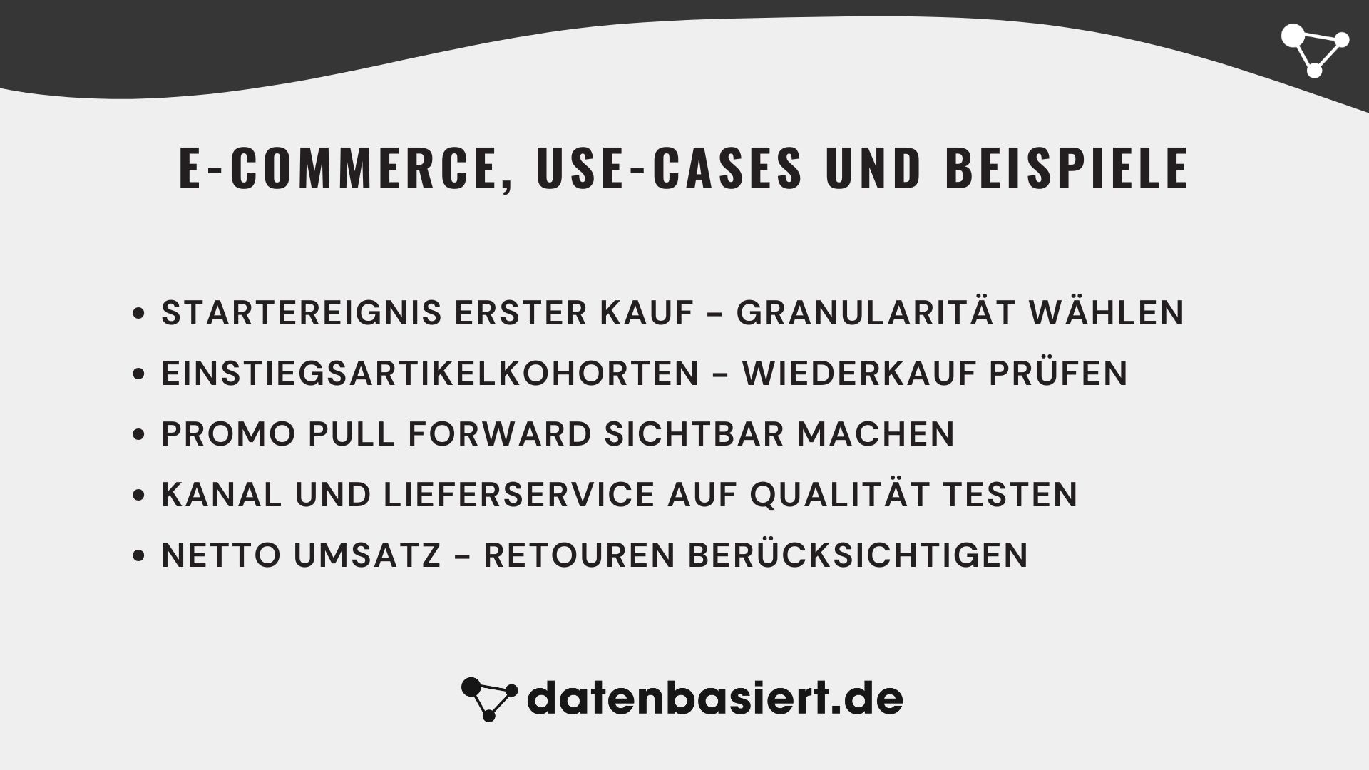 E-Commerce, Use-Cases und Beispiele