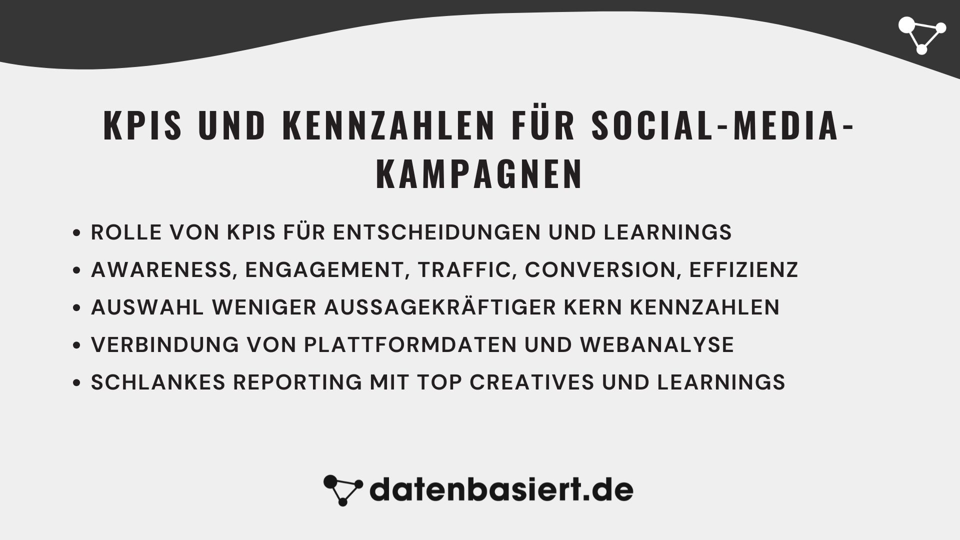 datenbasiert.de KPIs und Kennzahlen für Social-Media-Kampagnen