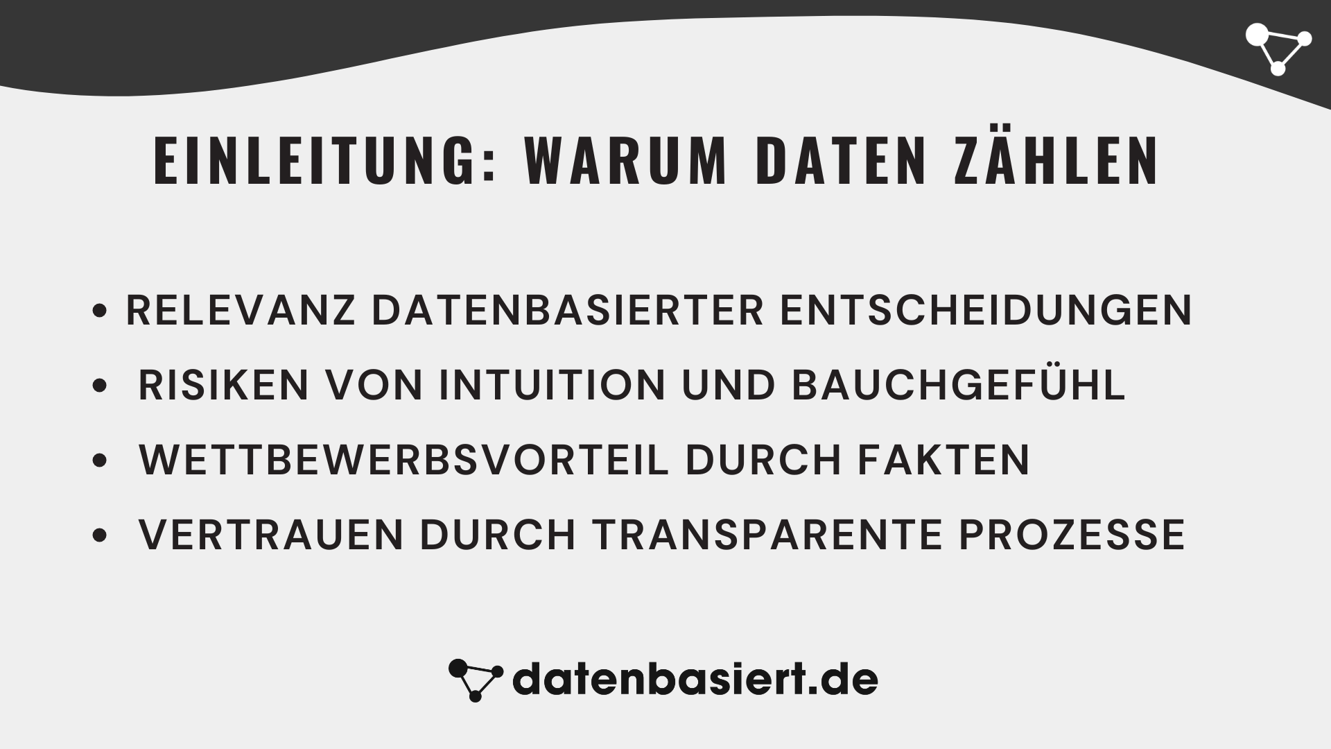 Einleitung: Warum Daten zählen