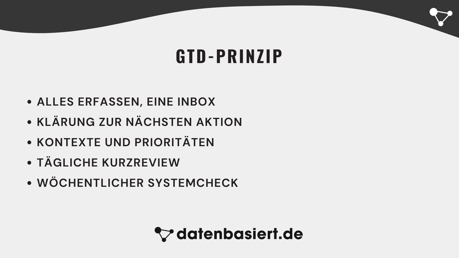 datenbasiert.de GTD-Prinzip