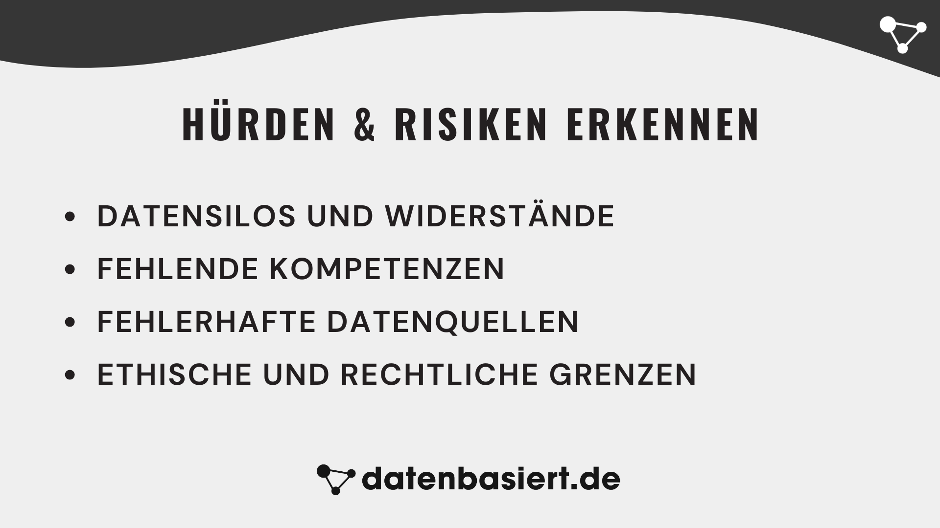 Hürden & Risiken erkennen