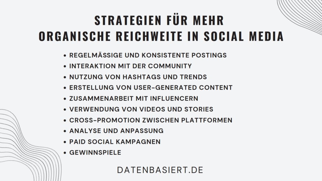 Strategien für mehr organische Reichweite in Social Media