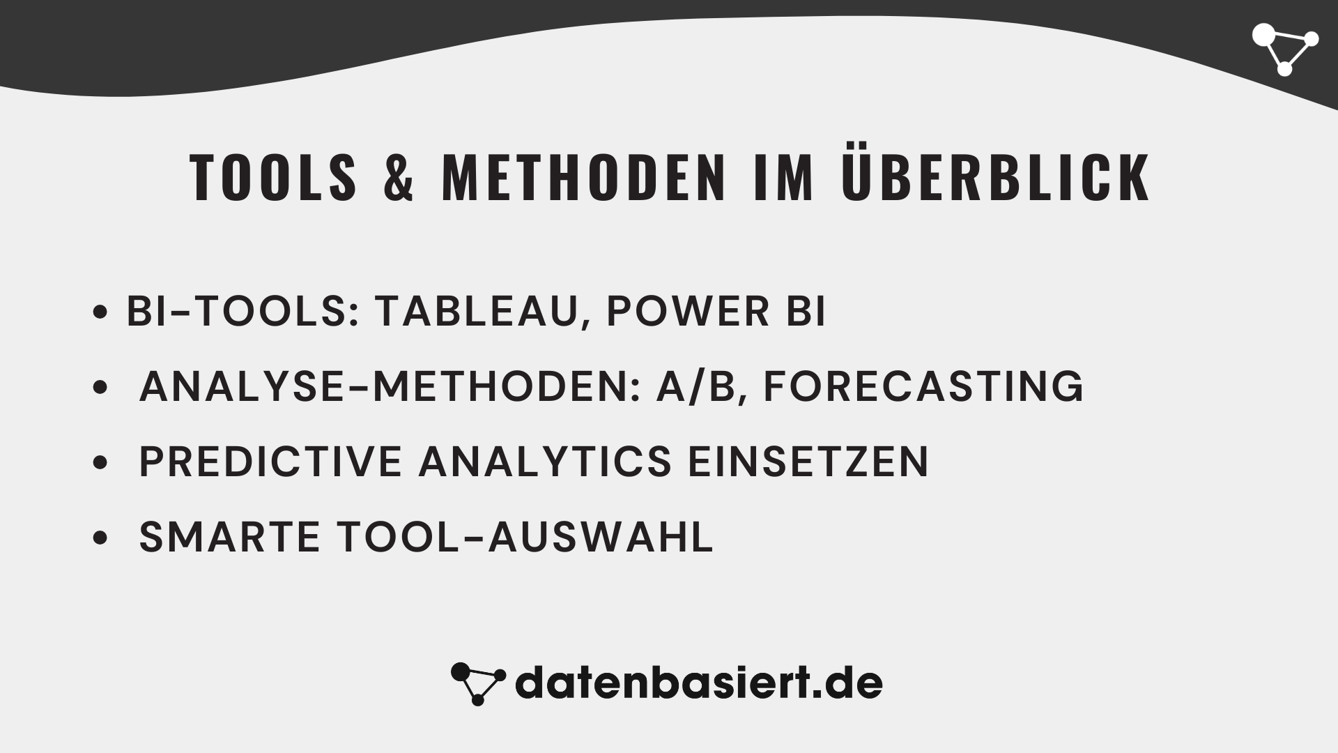 Tools & Methoden im Überblick