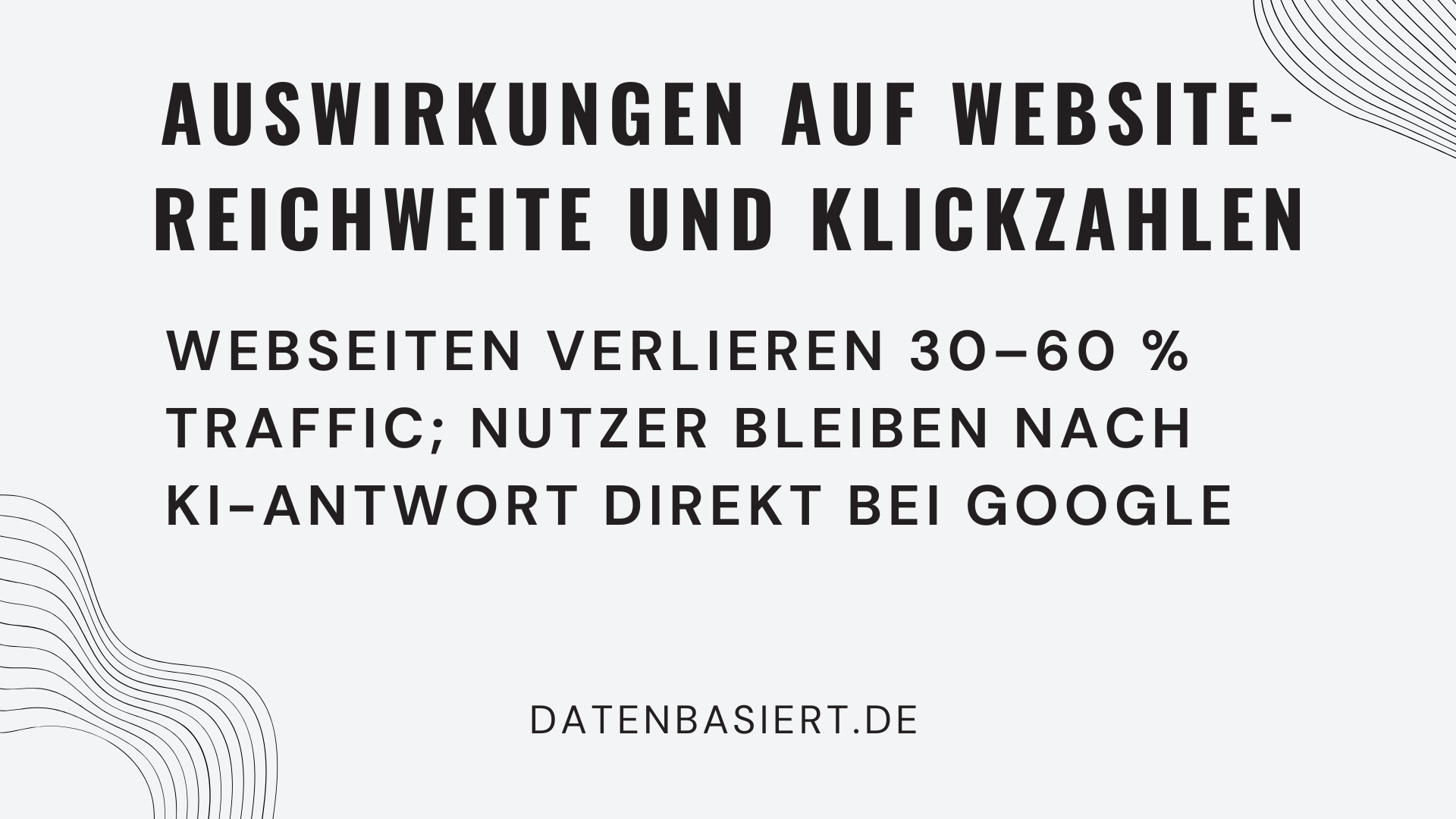 Übersicht mit KI: Erste Auswirkungen auf Website-Reichweite und Klickzahlen