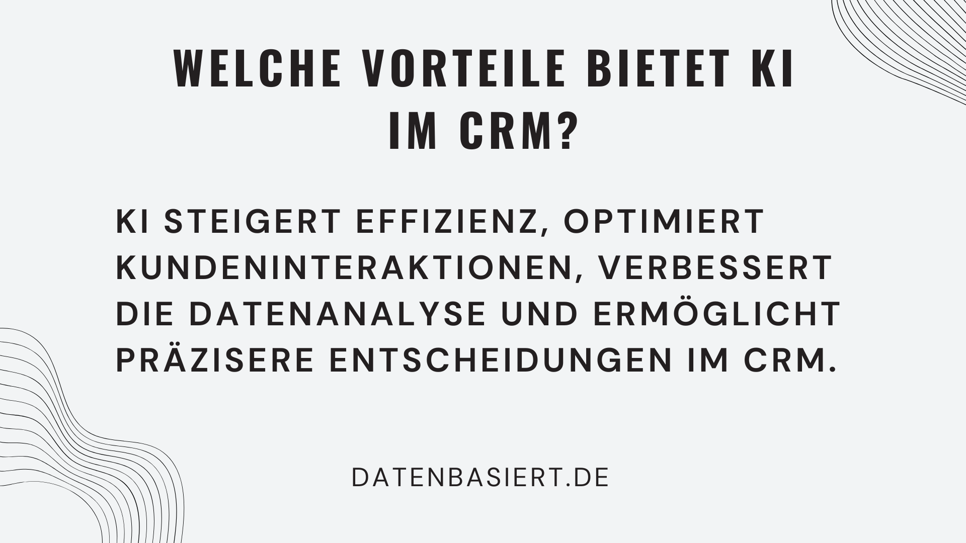 Welche Vorteile bietet KI im CRM