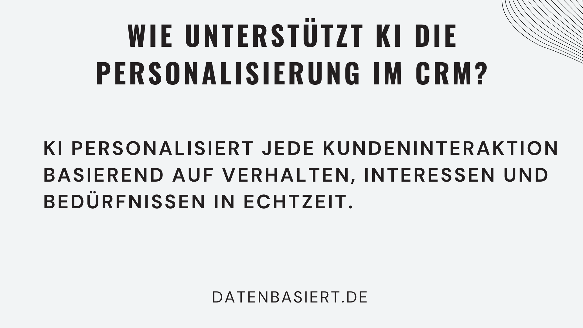 Wie unterstützt KI die Personalisierung im CRM?