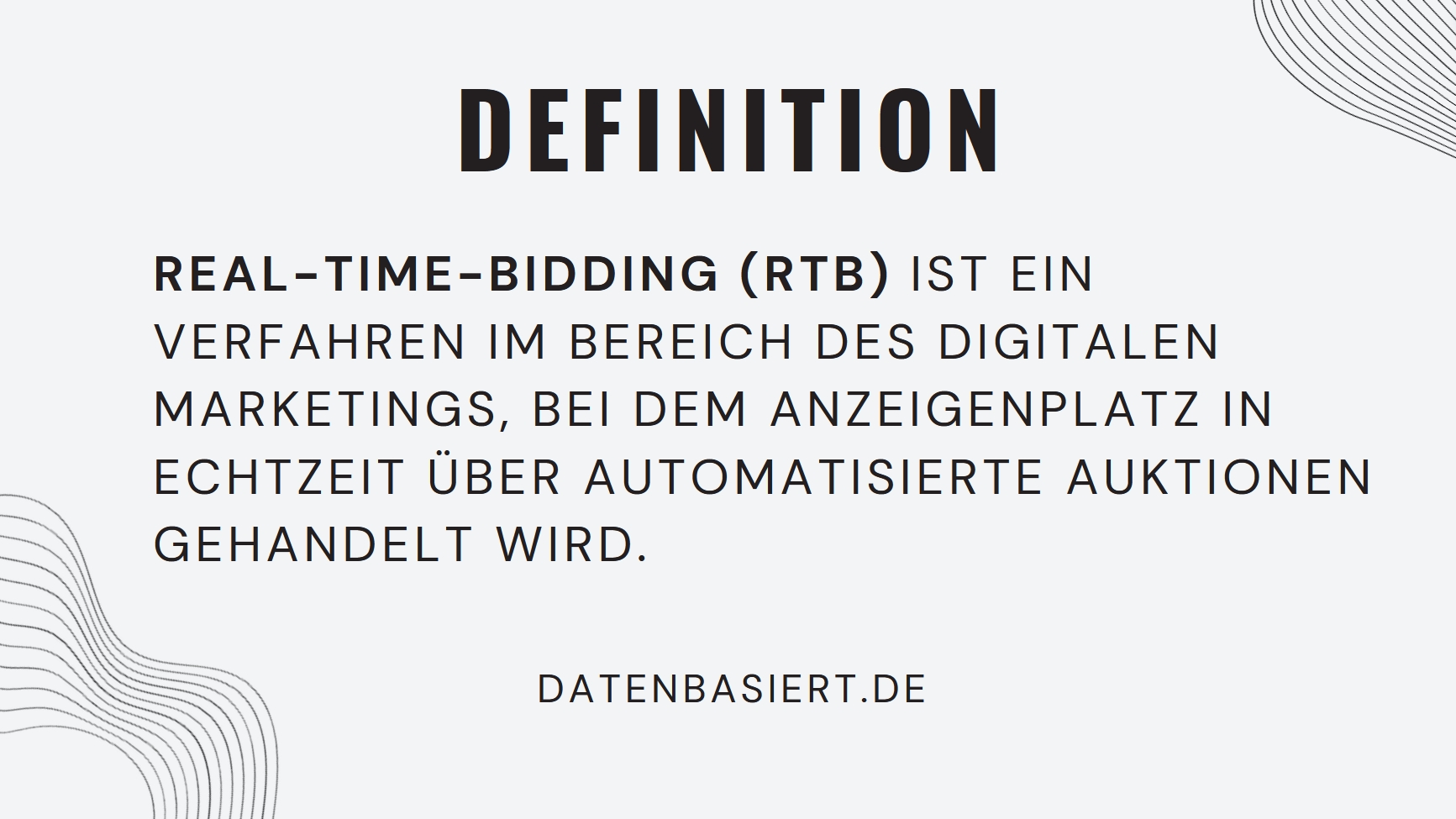 Real-Time-Bidding - Definition RTB Marketing