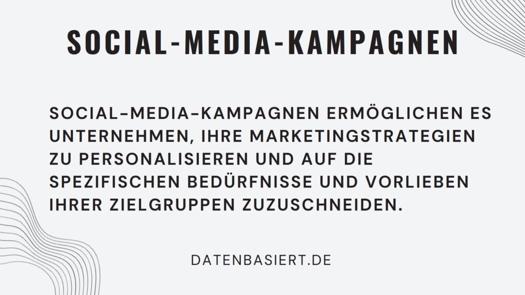 Hauptvorteil von Social-Media-Kampagnen